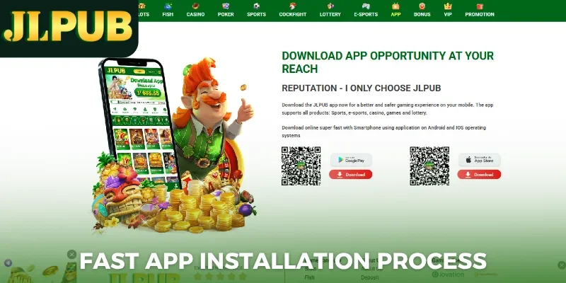 Fast app installation process