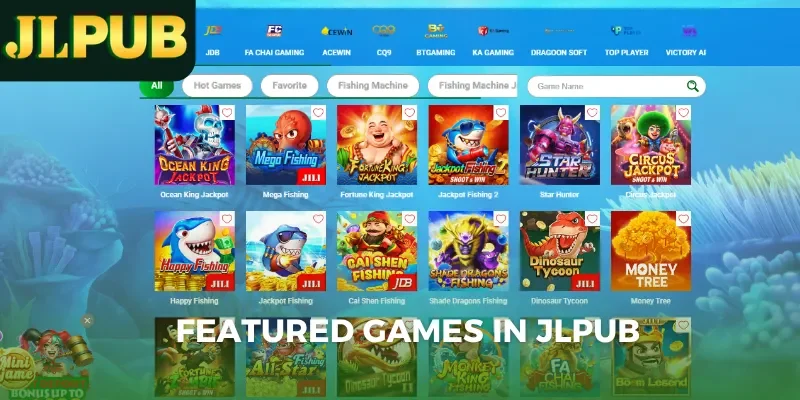 Featured games in JLPUB