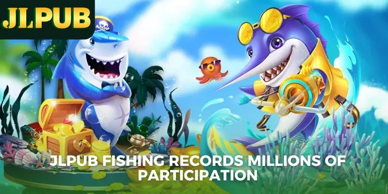 JLPUB fishing records millions of participation
